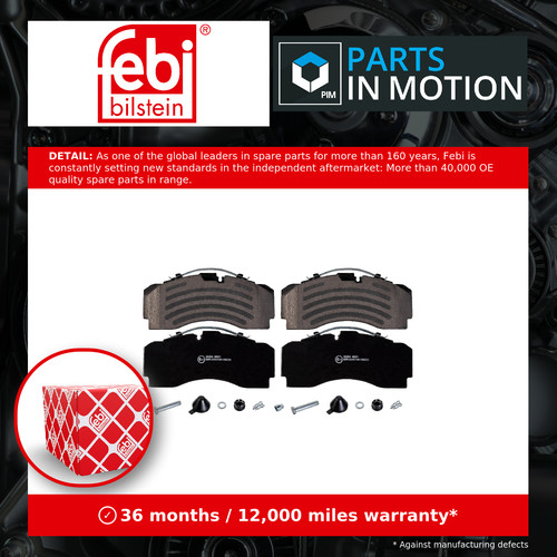 Brake pads 174312 febi - brake,