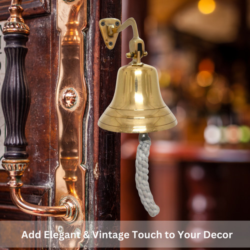 Brass ship inch bell wall - 7,