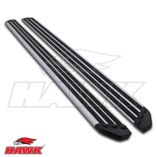 Aluminium side steps - aluminium, running