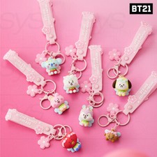 BTS BT21 Official Goods BABY SPRING FAIRY FIGURE KEYRING + Tracking Number