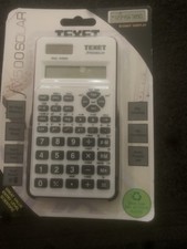TEXET FX1500 SOLAR Scientific Calculator - 56 Function - 10 Digit Display - NEW