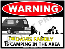 Personalized Camping Sign -