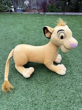 Large 2002 Simba The Lion King Plush 18” Disney Hasbro Soft Toy Vintage