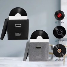 Vinyl Record Storage Box W/