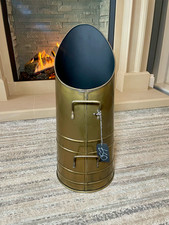 Luxury Antique Gold Brass Coal