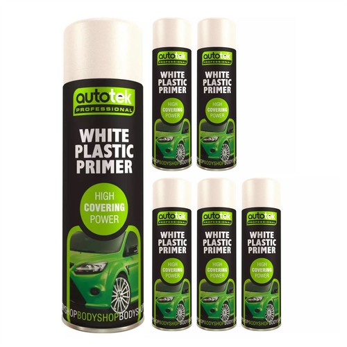 Autotek white plastic - plastic, primer