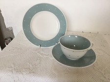 Susie Cooper Teal Polka Dot