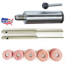 New Valve Seat Grinder Stone Holder Black & Decker 9/16 With 2 Pilots & 5 Stones