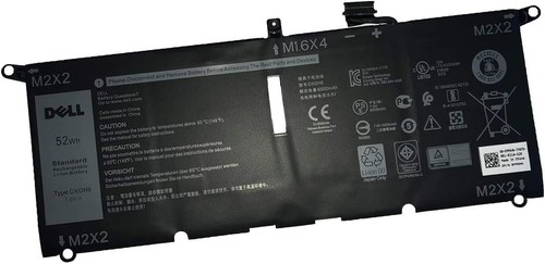 Genuine 52wh dxgh8 battery for - 52wh,