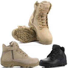 Men Military Tactical SWAT Boots Desert Combat Hiking Outdoor Hunting Army Shoes