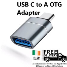 USB Type C to USB Type A Converter OTG Adapter USB 3 Power and Data