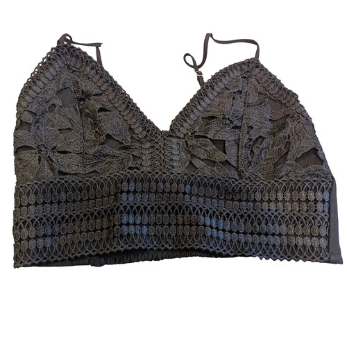 Romie black floral lace - black,