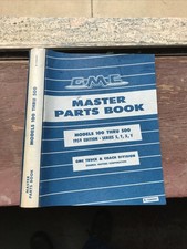 1959 Edition GMC Truck Master Parts Book Models 100 Thru 500 Binder Cover ONLY