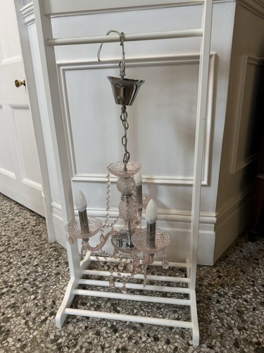 Pink chandelier john lewis - -,