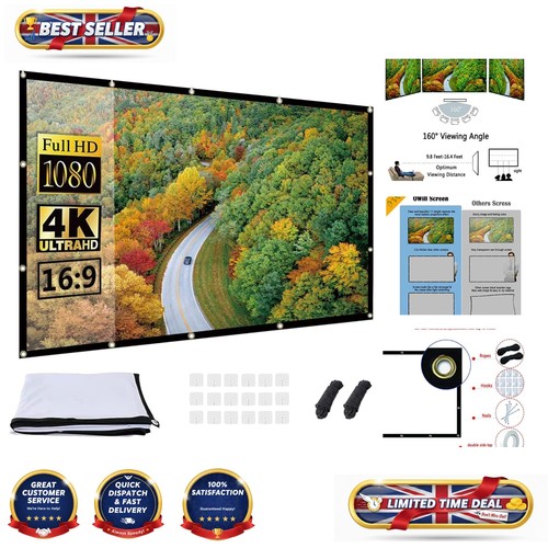 120 inch portable - inch, hd
