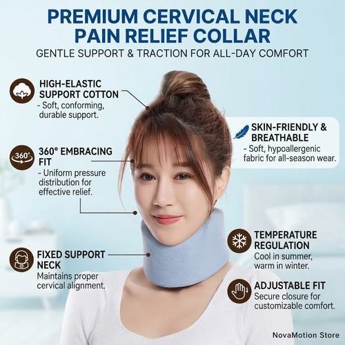 Soft foam neck collar support - foam,