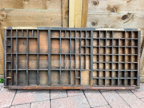 Vintage printers tray - printers,