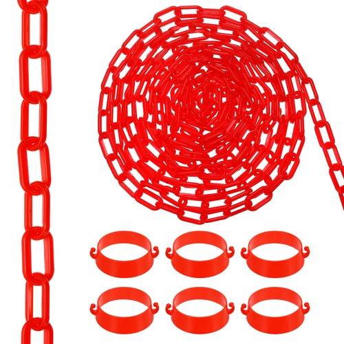 8ft plastic chain barrier - 32.8ft,