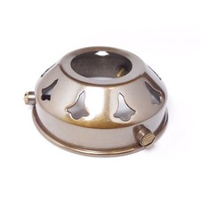 Glass Lamp Shade Gallery Fitting 2 1/4 Inch 3 Screw Brass Bronze Nickel Old Eng.