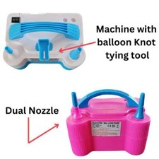Portable Electric Balloon Pump with Dual Nozzles High Power Inflator Pump 600W