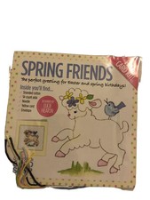 Cross Stitch Card Shop Kit Spring Friends