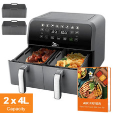 8L Dual Zone Digital Air Fryer