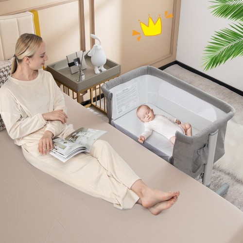 Baby bedside bassinet - 3-in-1,
