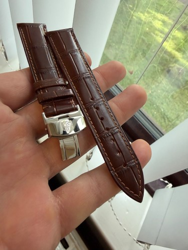 20mm tag heuer brown leather - 20mm,
