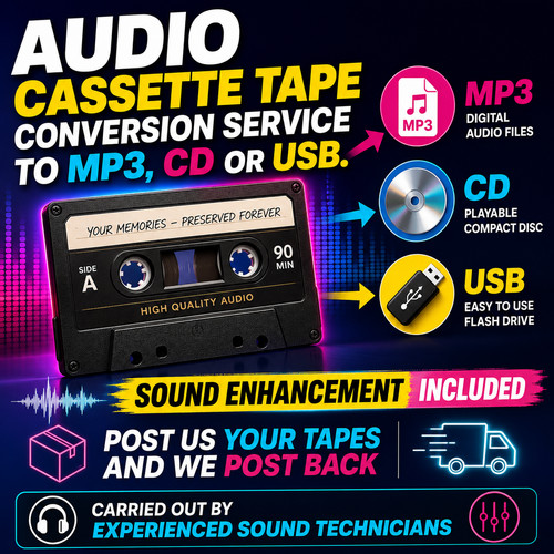 Record audio cassette - record,