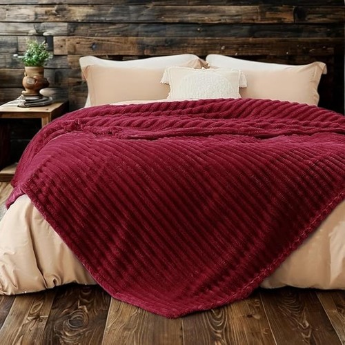 Fleece throw blanket - blanket, for