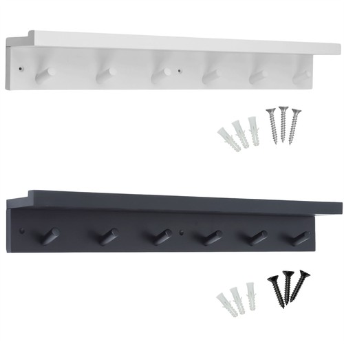 Coat hooks with - hooks, shelf,