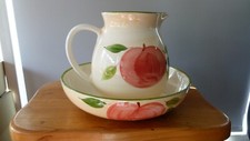 Vintage jug and hand wash basin Orchard Design