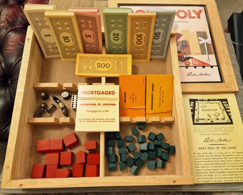 Monopoly wooden edition board - edition,