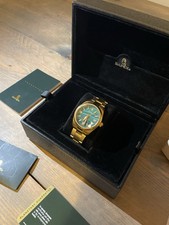 A Bathing Ape Bapex Type 5 M Gold / Green Watch