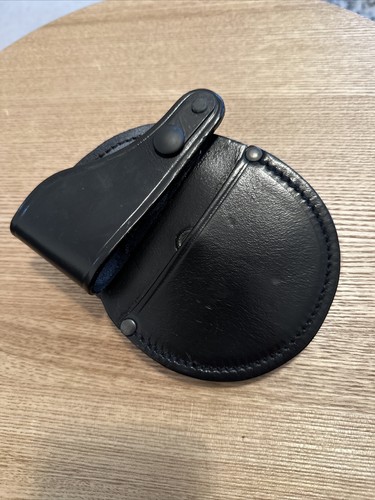 Police black leather - ex,