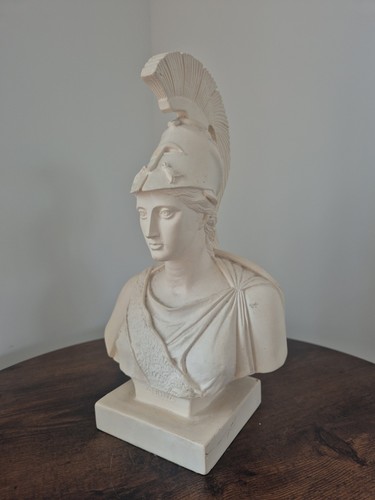 Sculpture minerva athena - sculpture, bust