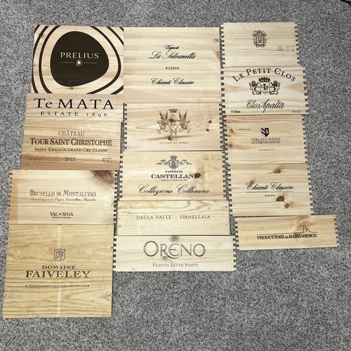 Lot wooden wine wood - lot,