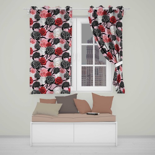 Blackout eyelet curtains - blackout,