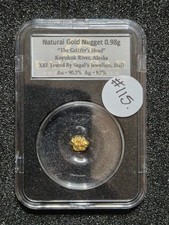Natural Gold Nugget - 0.98g -