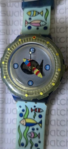 Swatch scuba fischli - scuba, watch
