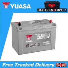 Yuasa YBX5335 - Silver High Performance SMF Battery - 12V 100Ah 830CCA - 5yr ...