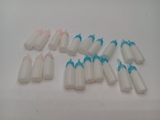 Lot Of 20 Plastic 1" Baby Bottles Baby Shower Charms Toys
