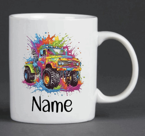 Monster truck paint splash - truck,