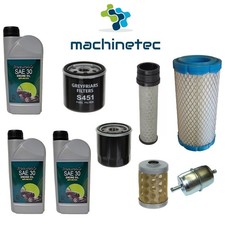 Service Kit for Kubota KX 015-4 Mini Excavator (1.4T) + 3 x 1 Litre SAE 30