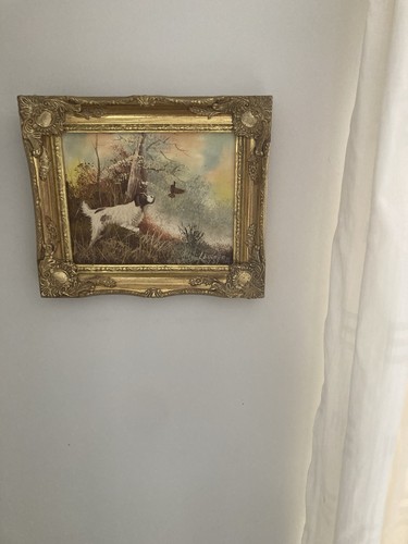 Antique original oil painting - oil,