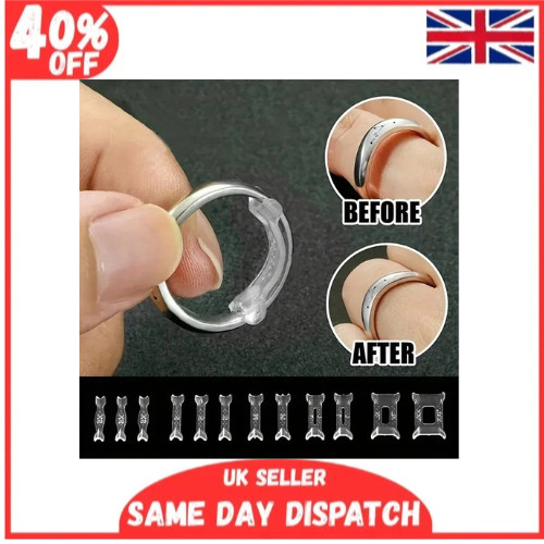 12pcs clear ring - clear,