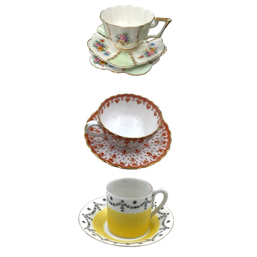 Collection bone china cups - collection,