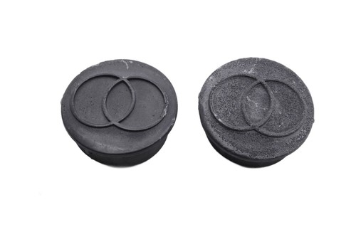 Frame plug cover cap pair