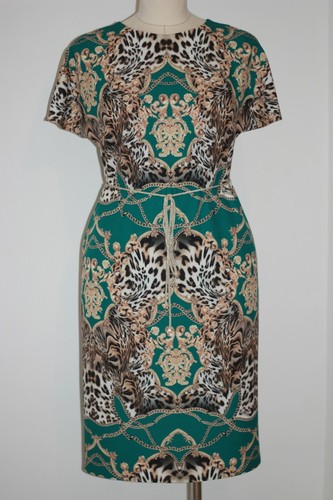 Animal print dress design - print,