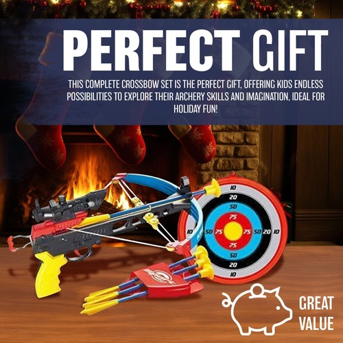 New crossbow set with arrows - crossbow,